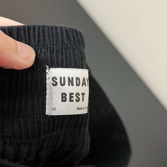 Sunday Best Sullivan Pant - Cropped Wide Leg Pant Culottes - Picture 9 of 16